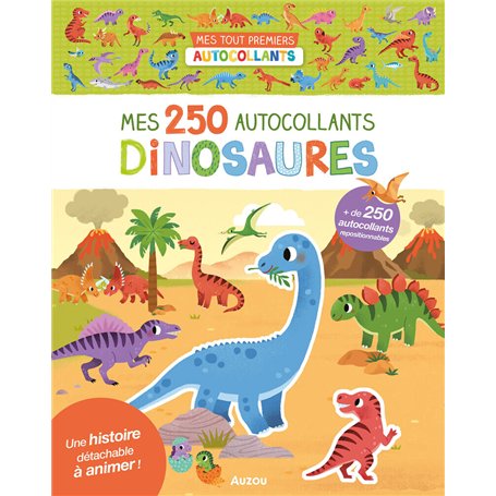 MES 250 AUTOCOLLANTS - DINOSAURES NED