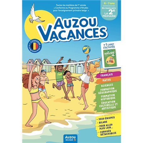 Auzou vacances - De la 1e Primaire à la 2e Primaire