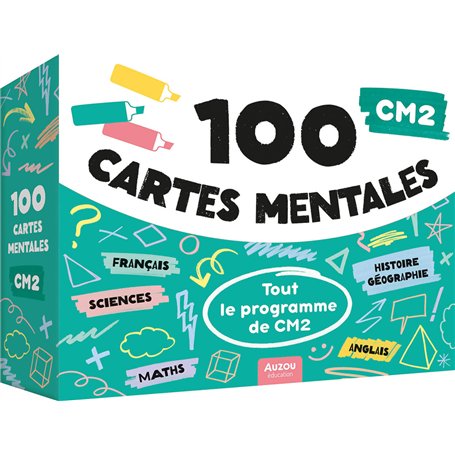 100 cartes mentales - Tout le programme de CM2