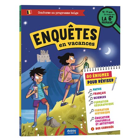 J'enquête en vacances - En route vers la 6e Primaire