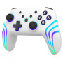 Manette de commutation, lumières RVB changeables, manette Switch Pro avec réveil/joysticks précis, gyroscope 6 axes/double shock