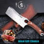 Golden Bird couteau japonais professionnel Pointu forgé dans le feu Full Tang couteau hachoir couteau cuisine Avec gaine Pour le