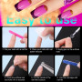 MWOOT 600 Pièces Ovale Court Faux Ongles Artificiel Capsules Ongles Nail Tips, Français Acrylique Faux Ongles Pointues Extension