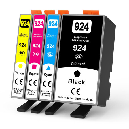 924XL Cartouches d'encre Compatibles pour Cartouche HP 924 924XL pour Cartouche Encre HP Office Jet Pro 8122 8132 8135 8120 8134