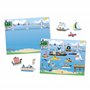 Melissa & Doug Livres d'Autocollants réutilisables Véhicules, Livres d'autocollants, Packs Activités avions et voyages pour tout