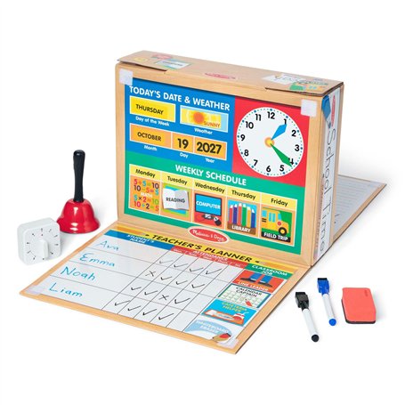 Melissa & Doug Ensemble de jeu de salle de classe avec plus de 150 accessoires