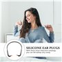 SIXHAOBU 6 Pièces Bouchons D’oreille, Arche avec Embouts en Mousse, Bouchons d'oreilles réduction du bruit,Reutilisable pour Dor