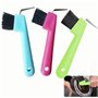 WizeFolk - Lot de 3 grattoirs pour sabots de chevaux - Brosse pour sabots de cheval