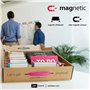 PATboard Kanban Board et Scrum Board - Set Complet avec 137 Outils Agiles pour Tableau Blanc Magnétique - Tableau Agile, Scrum K