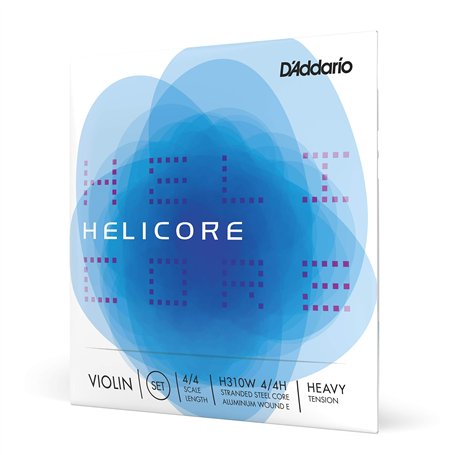 D'Addario Bowed Jeu de cordes avec corde de Mi à filet pour violon D'Addario Helicore
