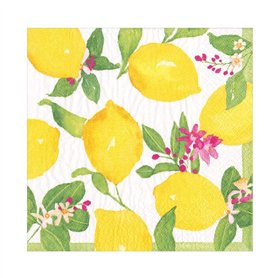Caspari Limoncello Luncheon Napkins - 20 Per Package Caspari Limoncello Luncheon Napkins - 20 Per Package