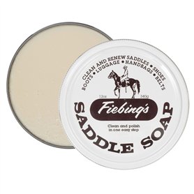 Fiebing's Saddle Soap White Polish Cleans Leather Renew Revive Color 12oz 12cs