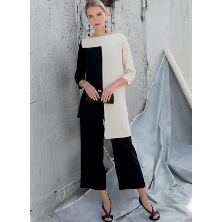 Vogue Patterns 1581 E5 Patron de Tunique et Pantalon pour Femme Tailles 42-50
