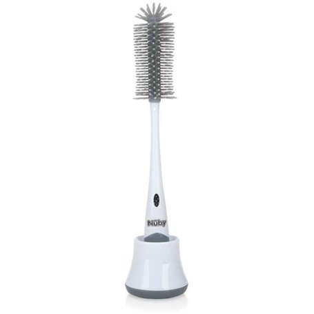 Brosse de Nettoyage - NUBY - Pour Biberon et Tétine 2 en 1 avec Support Hygiénique