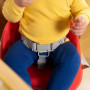 DISNEY BABY -CARS- Rehausseur de chaise bébé évolutif de 6 mois a 3 ans, harnais 3 points, facile a nettoyer