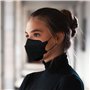 TubeRoo FFP2 Lot de 5 masques roses en forme de poisson - Fabriqué en Allemagne - Certifié CE - Boucles d'oreilles souples - Ban