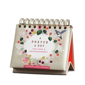 Dayspring Calendrier perpétuel « A Prayer A Day » (J0523), blanc, 14 x 13 x 3,8 cm Dayspring Calendrier perpétuel « A Prayer A Day » (J0523)