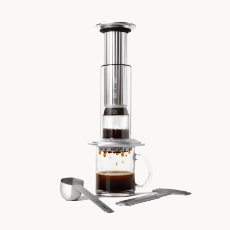 AeroPress Cafetière Premium – Méthode d’Infusion 3 en 1 : Combine French Press