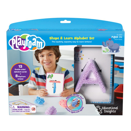 Learning Resources Ensemble Playfoam d'apprentissage des formes de lettres