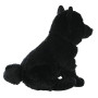 Wild Republic Cuddlekins Loup Noir, Animal en Peluche, 30 cm, Cadeau pour Bébés, Peluche Écologique, Rembourrage Fabriqué à Part