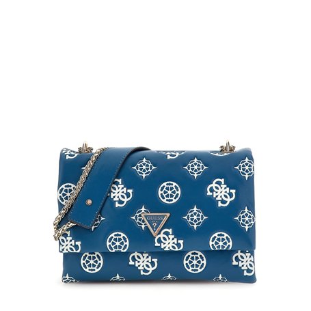 GUESS Deesa Logo Convertible Xbody Flap Petrol Logo