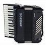 HOHNER BRAVO II 48 NOIR A16522 SILENTKEY