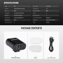 NEEWER Basics Mini Caméra Flash avec LED Vidéo Fill Light/Écran LCD/800mAh, Compatible avec Canon Fujifilm Sony Nikon DSLR Stand