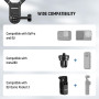 NEEWER Support de Cou Magnétique avec Cage Pocket 3, Flexible à Dégagement Rapide pour Caméra d'action Compatible avec GoPro Her