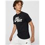 Nike AR5006-011 M NSW Tee Just DO IT Swoosh Sweatshirt Homme Black/White Taille XL