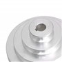 BQLZR Poulie à 4 niveaux en aluminium de 41 mm à 130 mm de diamètre extérieur de 16 mm pour courroie de distribution de type A
