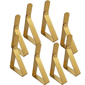 IME Lot de 8 pinces à nappe réglables en acier inoxydable pour fixer la nappe à la maison, salle à manger, pique-nique, fête de  IME Lot de 8 pinces à nappe réglables en acier inoxydable pour fixer la nappe à la maison