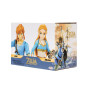 Nintendo Zelda - Pack de 2 Figurines d'action Link et Zelda - 11 Cm - 20 Points d'Articulation - Licence Officielle Zelda Breath