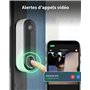 Arlo Sonnette vidéo HD sans Fil & caméra 2K intérieure – Sécurité Smart Home pour Famille & Animaux, Vision Nocturne, détection 