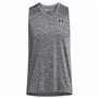 Maillot de Corps sans Manches pour Homme Under Armour Tech Tank Gris foncé