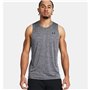 Maillot de Corps sans Manches pour Homme Under Armour Tech Tank Gris foncé