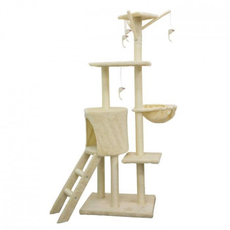 JIPSY Arbre a chat Beige - 79 x 34 x 138 cm - Beige 104,99 €