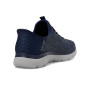 Skechers Homme Summits Key Pace Mocassin, Navy Mesh, 48.5 EU