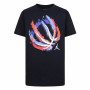 T shirt à manches courtes Enfant Jordan Jdb Bball Fire Ss Noir