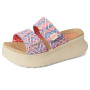 HEYDUDE Sandales - Nu-Pieds Delray Slide Surf Baja 4uz Blue/Pink/Multi 38.