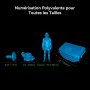 Creality CR-Scan Raptor Scanner 3D, 60 PFS, Portable, Prend en Charge le Mode Double Lumière Bleue/Proche Infrarouge, Précision