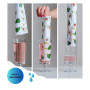 Lot de 10 rouleaux d'essuie-tout réutilisables avec boutons-pression – Serviettes en papier écologiques et réutilisables – Doubl