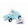 BRISA VW Collection - Décorations de Noël Volkswagen Coccinelle/Beetle en Verre dans Une boîte Cadeau (Bleu)