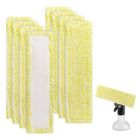 8 Pièces Microfibre Lavette pour Kärcher WV Accessoires Kit