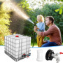 3/4" Robinet pour Cuve de 1000l Plastique Ibc, Adaptateur Raccord Cuve 1000 Litres, Bouchon Vanne Cuve 1000l avec Robinet