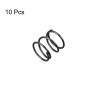 15mm Libre Longueur Ressort Acier Extension Ressort Noir 10Pcs