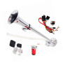 YIYIDA Klaxon de voiture Klaxon d'air Car Horn 150DB Chrome Zinc Klaxon 45cm Trompette simple Klaxon d'air de camion avec compre