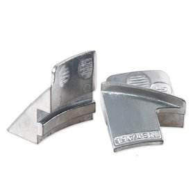 YIYIDA Klaxon de voiture Trompette d'air 170db Corne marine Corne électrique 12V Car Horn Zinc Chrome noir Trompette de camion H