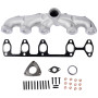 NSGMXT Collecteur d'échappement + joint compatible avec Mul-tivan T5 T0uareg 2.5 TDI BNZ BPC BPE BPD 070253031F