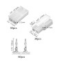 WMYCONGCONG Lot de 30 Paires de connecteurs mâles et Femelles avec Broches compatibles avec Les Grands connecteurs Tamiya de Typ