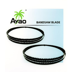 AYAO Lot de 2 lames de scie à ruban 1712 mm x 6,35 mm x 6 TPI AYAO Lot de 2 lames de scie à ruban 1712 mm x 6